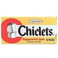 Chiclets Peppermint Gum – 12pc (20 Pack) logo