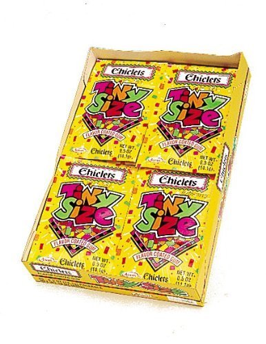 Chiclets Tiny Size Gum, 0.5 ounce Bags (Pack of 20) logo