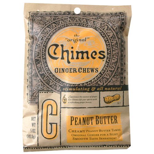 Chimes Peanut Butter Ginger Chews, 5 ounce Bags (Pack of 10) logo