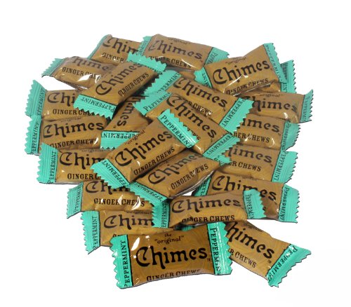 Chimes Peppermint Ginger Chews, 5-pound Box logo