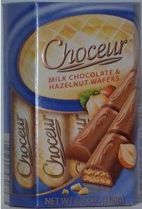 Choceur Milk Chocolate & Hazelnut Wafers 6.3 Oz (3 Pack) logo