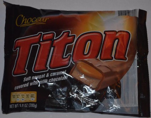 Choceur Titon Soft Nougat & Caramel Covered With Milk Chocolate 9.8 Oz (2 Pack) logo