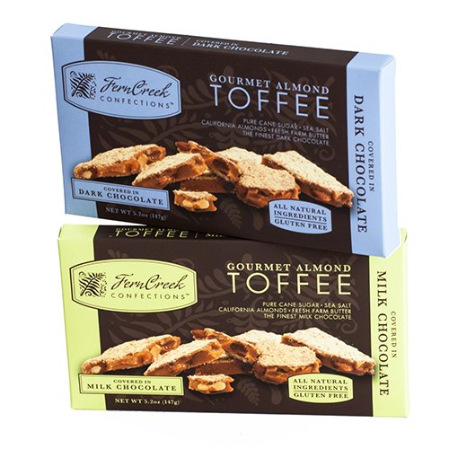 Chocolate Almond Toffee Bar By Fern Creek Confections – Dark (5.2 Ounce) logo