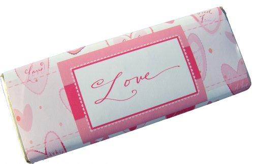 Chocolate Candy Bar – Pink Love Buckle Design For Valentines Day logo