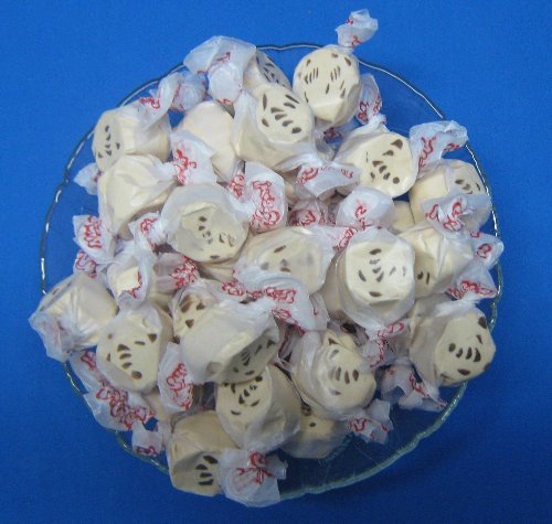 Chocolate Chip Cookie Flavored Taffy Town Salt Water Taffy 2 Pound logo