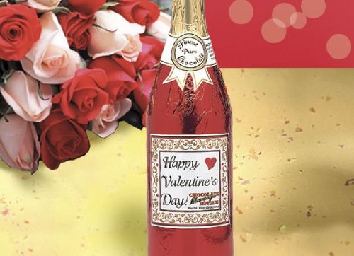 Chocolate Chocolate 321000 Valentine Champagne Bottle – Pack of 4 logo