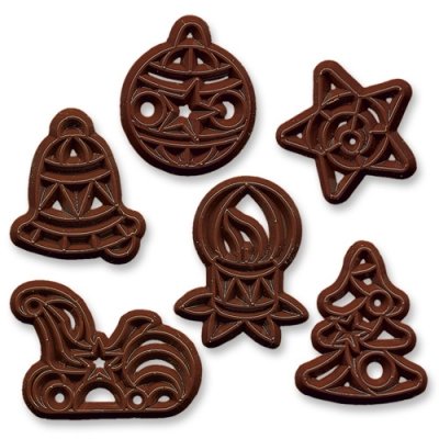 Chocolate Christmas Filigrees logo