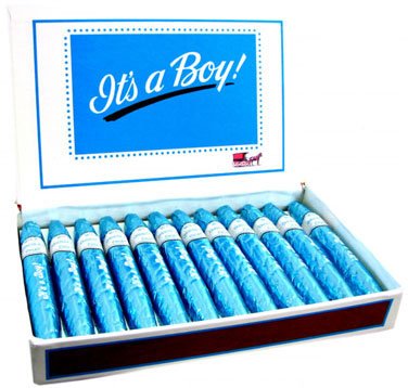 Chocolate Cigars – Boy Foil Wrap (thompson), 24 Count logo