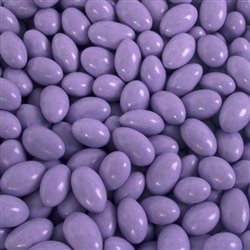 Chocolate Covered Almonds Pastel Purple 5 Pound logo