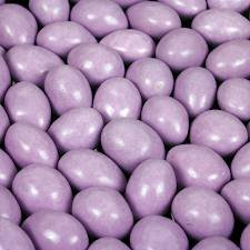 Chocolate Covered Almonds Sparkle Pearl Purple 5 Pound logo