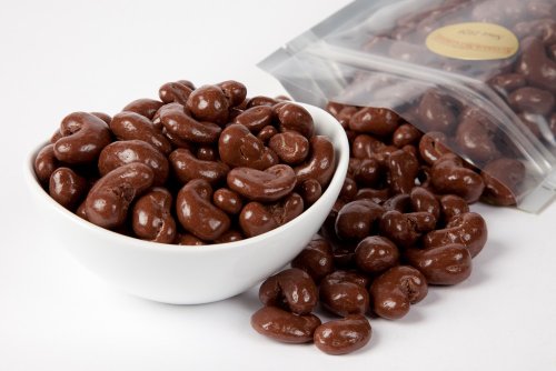 Chocolate Covered Cashews (1 Pound Bag) – Sugar Free logo