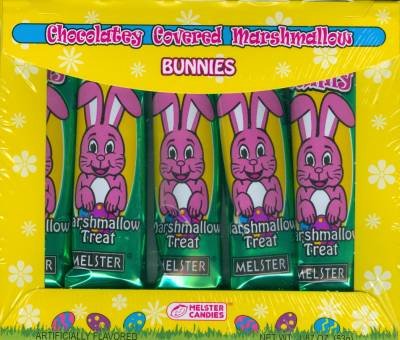 Chocolate Covered Marshmallow Bunnies – 3 Boxes logo