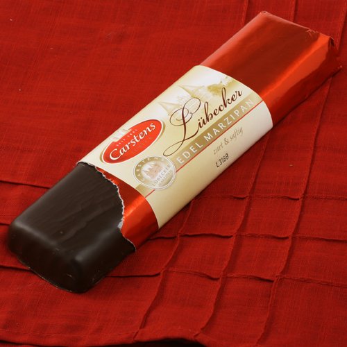 Chocolate Covered Marzipan Bar (7 Ounce) logo