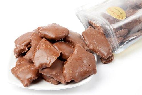 Chocolate Covered Peanut Brittle (1 Pound Bag) logo