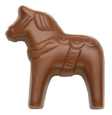 Chocolate Dala Horses (3.5 Oz. Box) logo