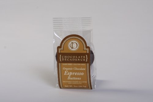 Chocolate Decadence Organic Chocolate Espresso Buttons logo