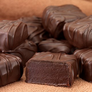 Chocolate Fudge Caramels, 5.6 Ounces, 2 Packs, 6 Pcs/pack logo