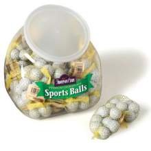 Chocolate Golf Balls In Mesh Bag In Tub (Pack of 30) logo