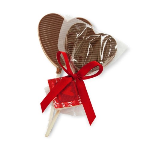 Chocolate Heart Lollipops(12 Pc) logo