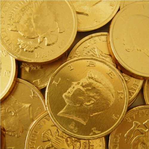 Chocolate Large Gold Coins 5lb logo