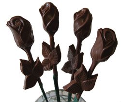 Chocolate Long Stem Roses – 1 Single Rose For Valentine’s Day, Mother’s Day logo