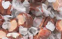 Chocolate Malt Gourmet Salt Water Taffy 1 Pound Bag logo