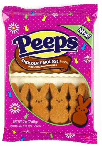 Chocolate Marshmallow Peeps Mousse Flavored Bunnies 8ct. logo