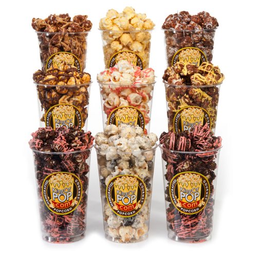 Chocolate Popcorn Sampler logo