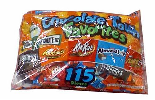 Chocolate Town Favorites Halloween Chocolate Candy 115 Count logo