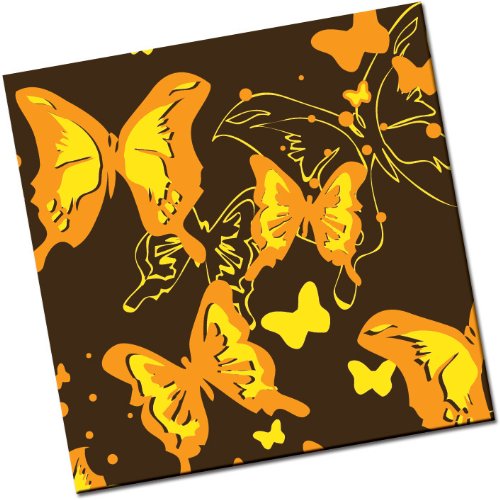 Chocolate Transfer Sheet: Colorful Butterfly – Orange & Yellow – 25 Sheets logo