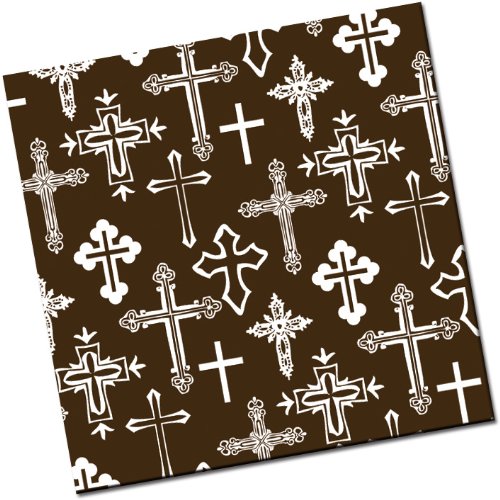 Chocolate Transfer Sheet: Crosses – White – 25 Sheets logo