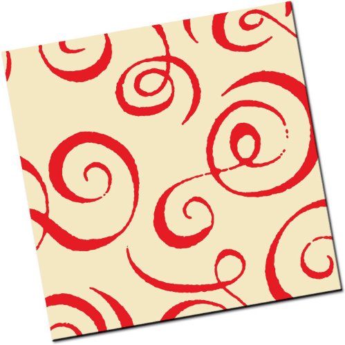 Chocolate Transfer Sheet: Curls – Red – 25 Sheets logo