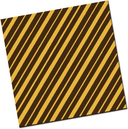 Chocolate Transfer Sheet: Diagonal Stripes – Gold – 25 Sheets logo