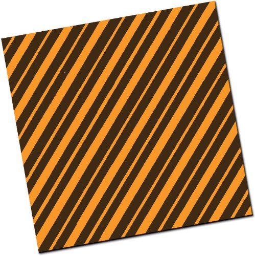 Chocolate Transfer Sheet: Diagonal Stripes – Orange – 25 Sheets logo