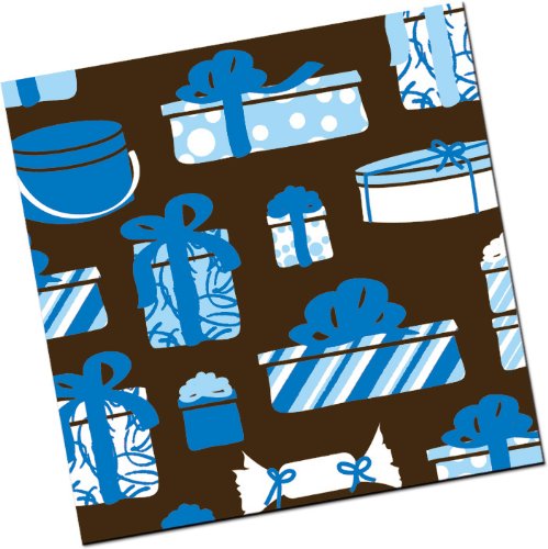 Chocolate Transfer Sheet: Gifts – Blue – 8 Sheets logo