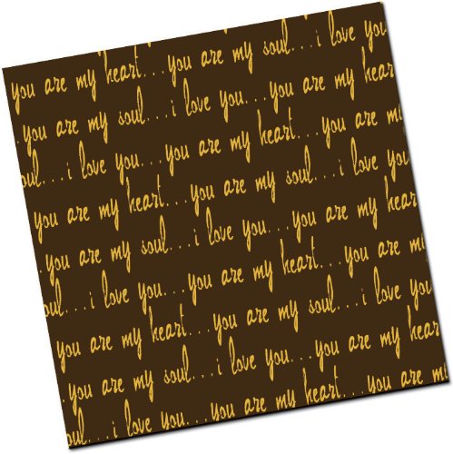 Chocolate Transfer Sheet: I Love You – Gold – 25 Sheets logo