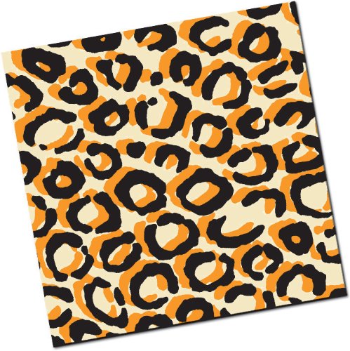 Chocolate Transfer Sheet: Leopard – Black & Orange – 25 Sheets logo