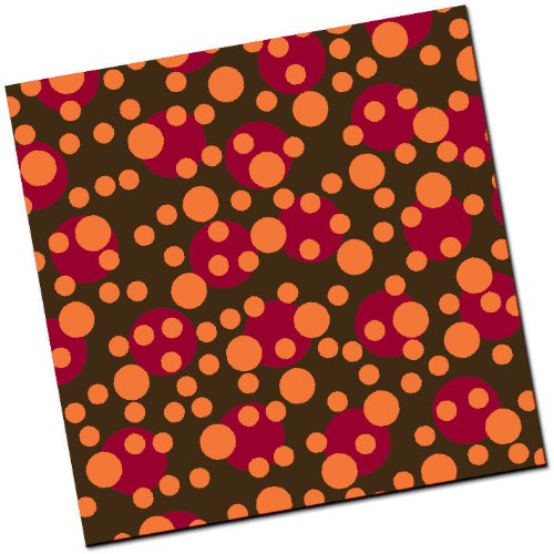 Chocolate Transfer Sheet: Multi Dot – Papaya & Wine – 25 Sheets logo