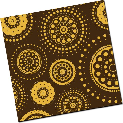 Chocolate Transfer Sheet: Ornate Dots – Gold – 8 Sheets logo