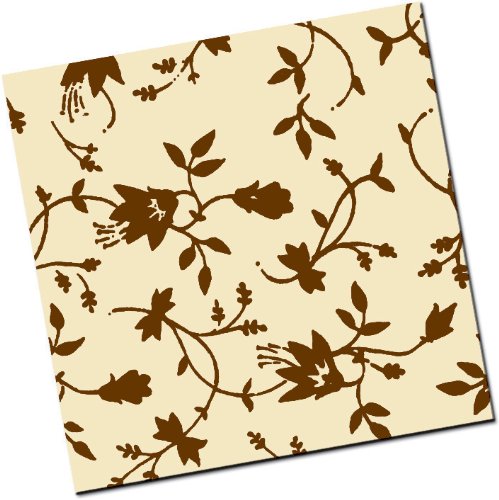 Chocolate Transfer Sheet: Ornate Flowers – Brown – 8 Sheets logo