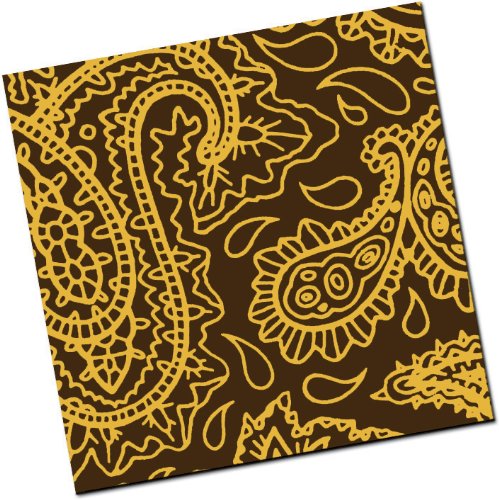 Chocolate Transfer Sheet: Paisley – Gold – 25 Sheets logo