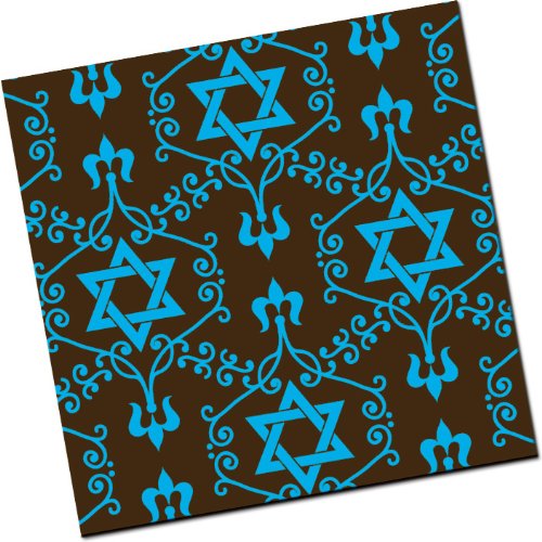 Chocolate Transfer Sheet: Star Of David – Aqua – 8 Sheets logo
