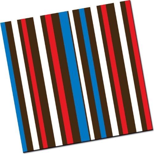 Chocolate Transfer Sheet: Stripes – Red White & Blue – 8 Sheets logo