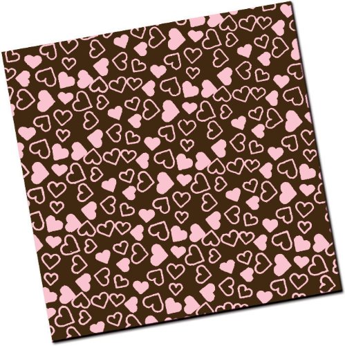 Chocolate Transfer Sheet: Tiny Hearts – Rose – 25 Sheets logo