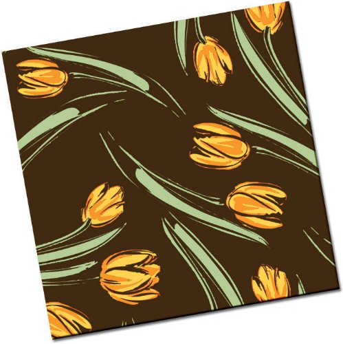 Chocolate Transfer Sheet: Tulips – Orange – 8 Sheets logo