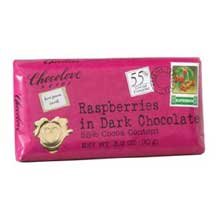 Chocolove 55 Percent Dark Chocolate Bar With Raspberry, 3.2 Ounce — 12 Cartons. logo