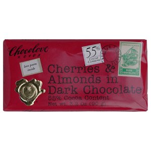 Chocolove Cherries & Almonds In Dark 55% Cocoa logo