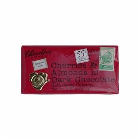 Chocolove – Chocolove Xoxo Dark Chocolate Bar Cherry Almond 3.2 Oz (Pack of 12) logo