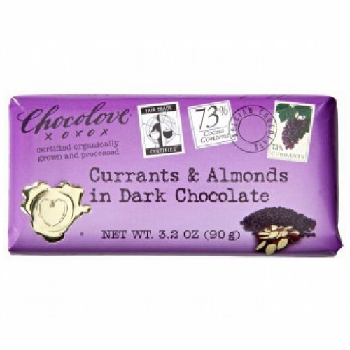 Chocolove Currants & Almonds In Dark Choc Bar (12×3.2 Oz) logo