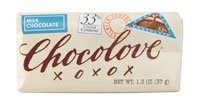 Chocolove Mini Milk Chocolate Bar — 1.3 Oz logo